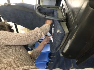 sedile accompagnatore scuolabus