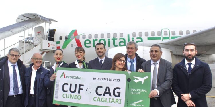 Decolla la nuova rotta Cuneo–Cagliari: Aeroitalia rafforza la rete nazionale