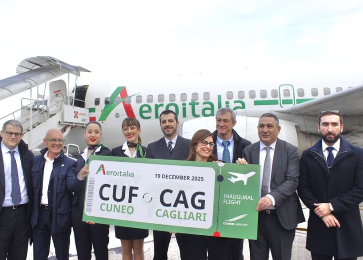 Decolla la nuova rotta Cuneo–Cagliari: Aeroitalia rafforza la rete nazionale