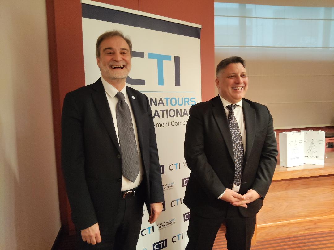 Al pranzo di Natale del Gruppo Bluvacanze, CTI – Cisalpina Tours International ha illustrato risultati, strategia globale e nuove direttrici di crescita nel business travel.