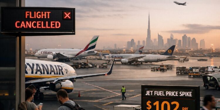 Traffico aereo e carburante: numeri in tensione